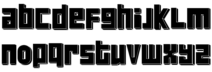FT ScandinavianTitan Black Font LOWERCASE