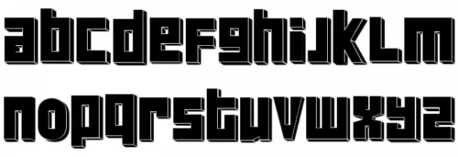 FT ScandinavianTitan Black Font LOWERCASE