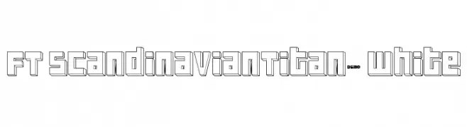 FT ScandinavianTitan2 White  font caratteri gratis