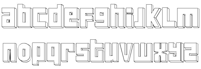 FT ScandinavianTitan2 White Font LOWERCASE