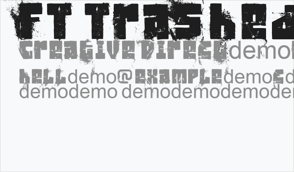 FT Trashed Paper Bag Business Card