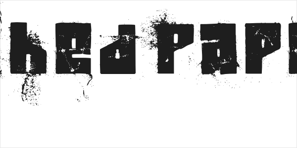 FT Trashed Paper Bag Logo