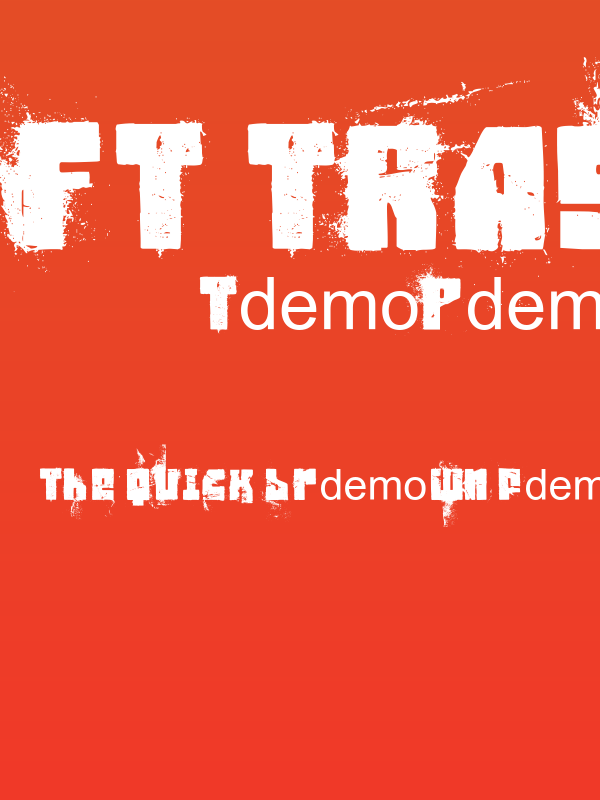 FT Trashed Paper Bag Poster