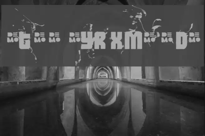 FT3thehardwayRMXmessedDEMO Font examples