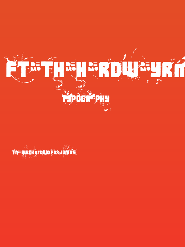 FT3thehardwayRMXmessedDEMO Poster