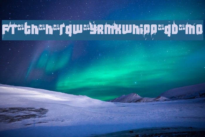 FT3thehardwayRMXwhippedDEMO Font examples