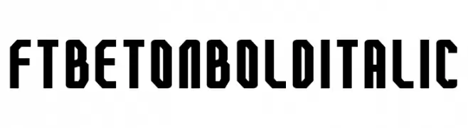 FTBetonBoldItalic  baixar fontes gratis