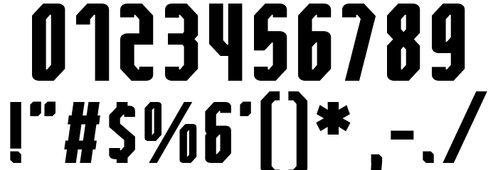 FTBetonBoldItalic Font OTHER CHARS