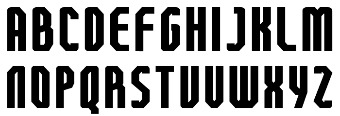 FTBetonBoldItalic Font LOWERCASE