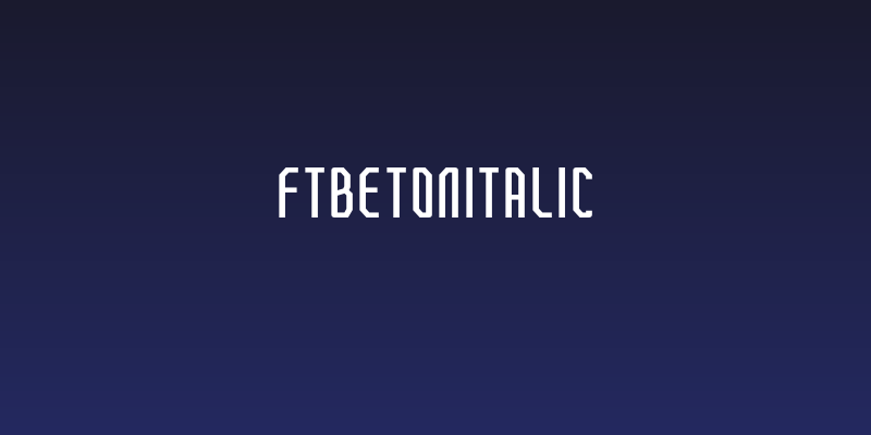 FTBetonItalic Social Header