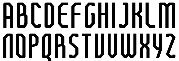 FTBetonItalic Font LOWERCASE