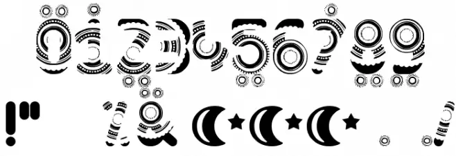 FTF Ahlan Ve AbraRetro vl.1 Font OTHER CHARS