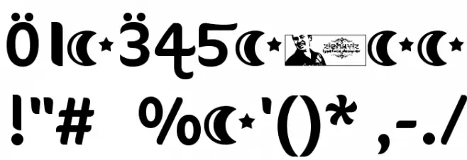 FTF Ahlan Ve Arabez FREE Font OTHER CHARS