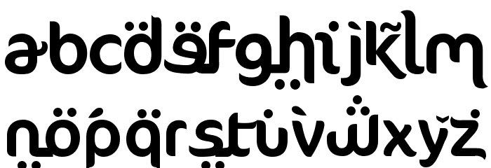 FTF Ahlan Ve Arabez FREE Font LOWERCASE