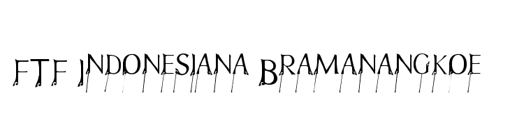 FTF Indonesiana Bramanangkoe    Free Fonts Download
