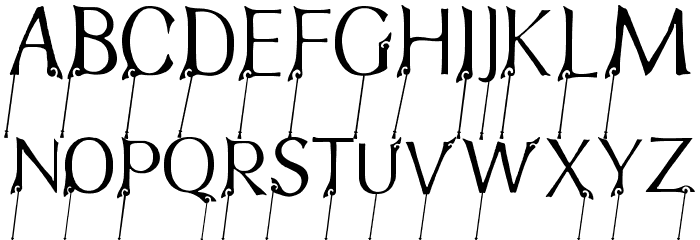 FTF Indonesiana Bramanangkoe Font LOWERCASE