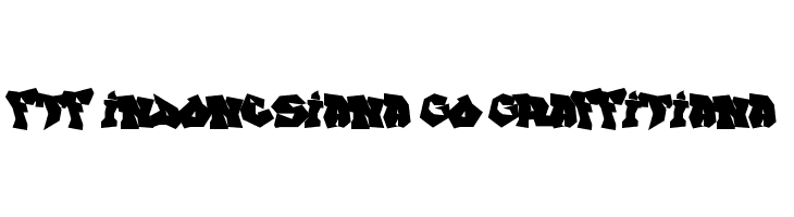 FTF Indonesiana Go Graffitiana  font caratteri gratis