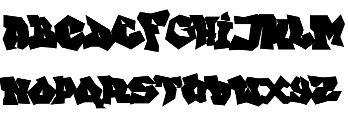 FTF Indonesiana Go Graffitiana Font LOWERCASE