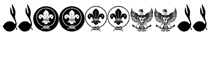 FTF Indonesiana Scout vl.1 Font OTHER CHARS