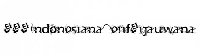 FTF Indonesiana Serif Hijauwana  Frei Schriftart Herunterladen