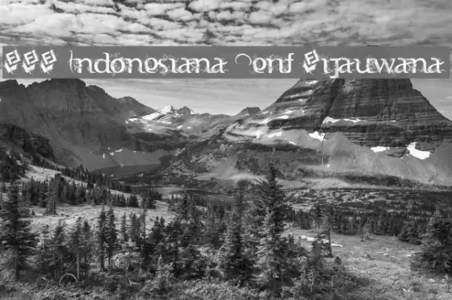 FTF Indonesiana Serif Hijauwana Font examples