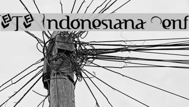 FTF Indonesiana Serif Polices examples
