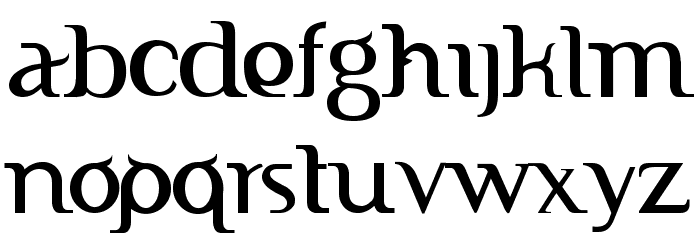 FTF Indonesiana Serif Font LOWERCASE
