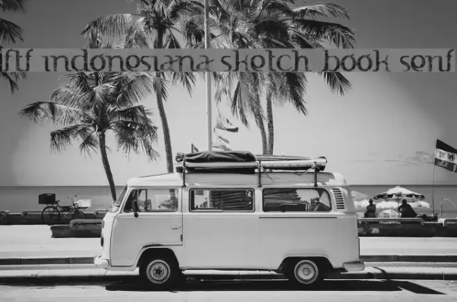 FTF Indonesiana Sketch Book Serif خط examples