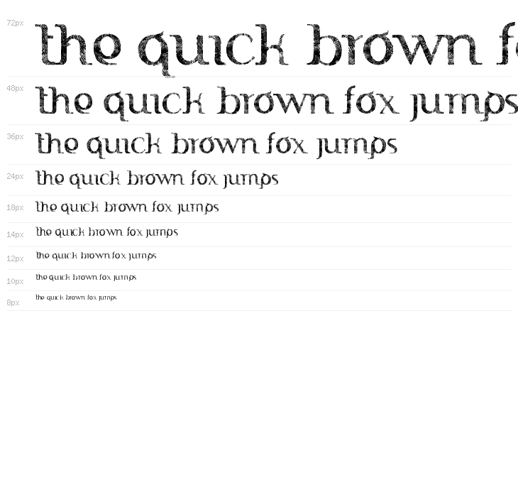 FTF Indonesiana Sketch Book Serif Waterfall