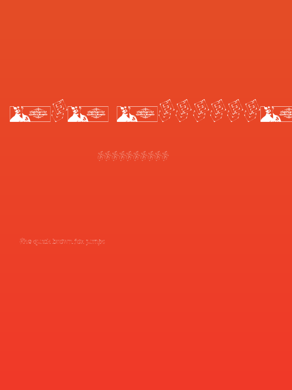 FTF Indonesiana Sketch Serif v.1 Poster