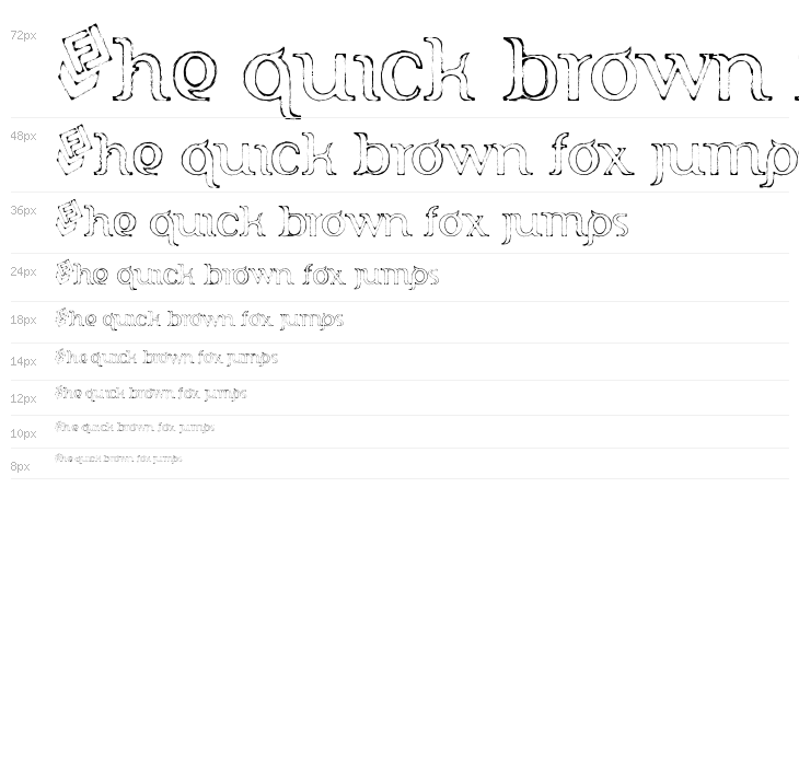 FTF Indonesiana Sketch Serif v.1 Waterfall