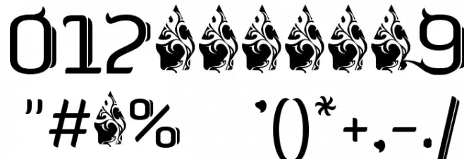 FTF Semar-Regular Font OTHER CHARS