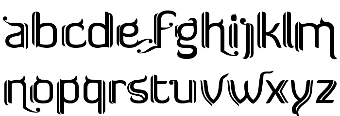 FTF Semar-Regular Font LOWERCASE