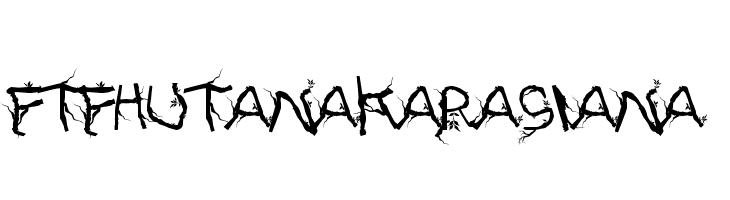 FTFHutanAkarasiana Шрифта