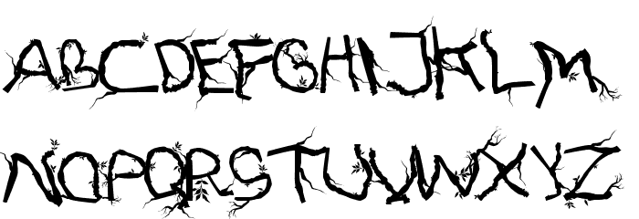 FTFHutanAkarasiana Font LOWERCASE
