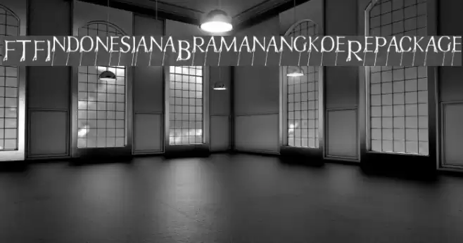 FTFIndonesianaBramanangkoeRepackage Font examples