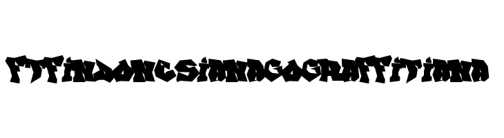 FTFIndonesianaGoGraffitiana  フリーフォントのダウンロード