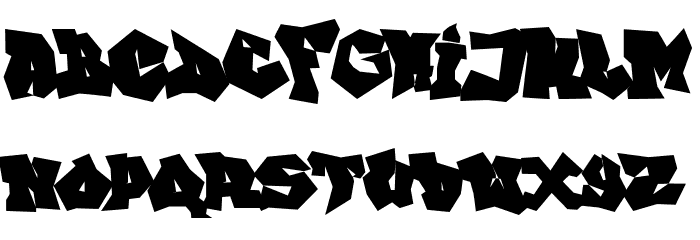 FTFIndonesianaGoGraffitiana Font LOWERCASE