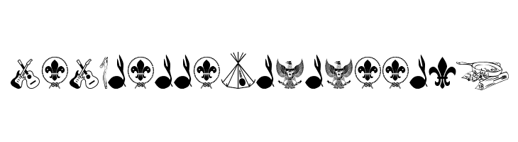 FTFIndonesianaScout  Frei Schriftart Herunterladen