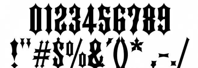 FTY IRONHORSE NCV Schriftart Anderer Schreiben