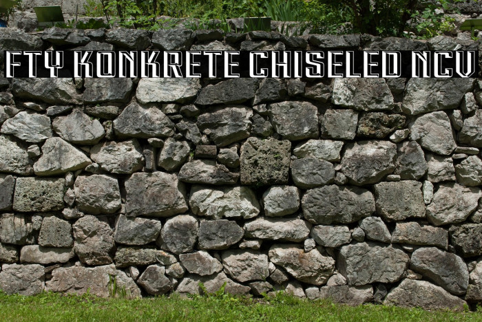 FTY KONKRETE CHISELED NCV Example 2