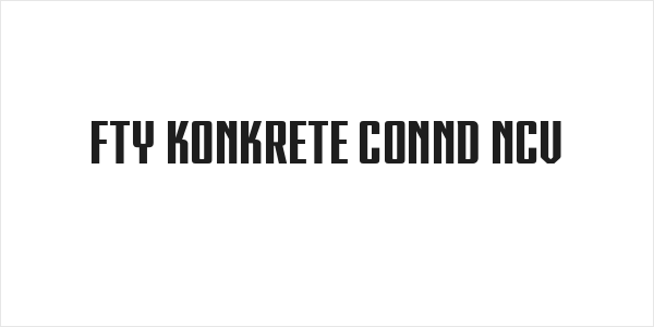 FTY KONKRETE CONND NCV Logo