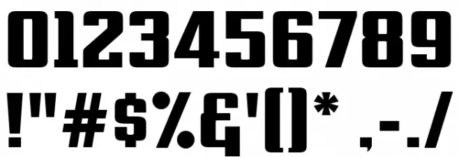 FTY KONKRETE NCV 字体 其它煤焦
