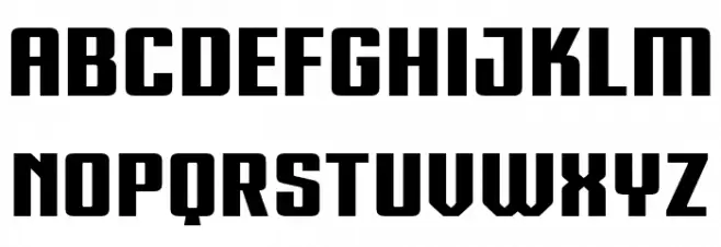 FTY KONKRETE NCV Font UPPERCASE