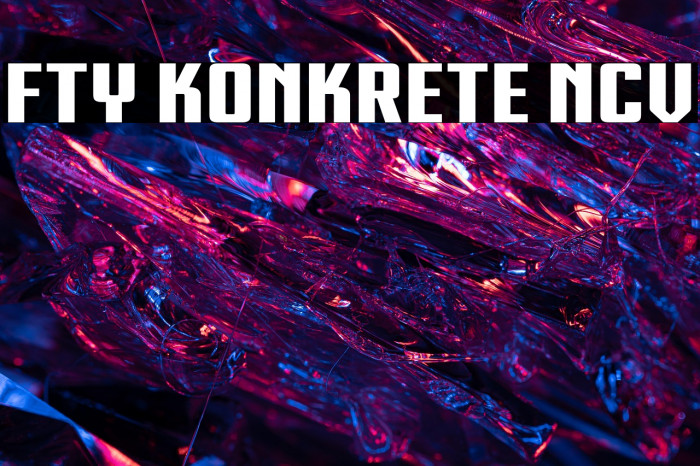 FTY KONKRETE NCV Example 1