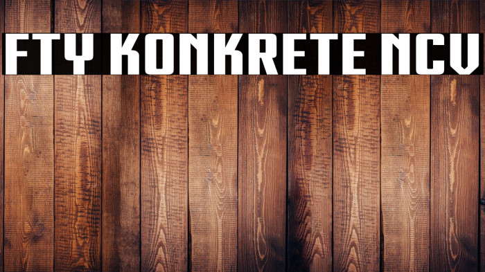 FTY KONKRETE NCV Example 3
