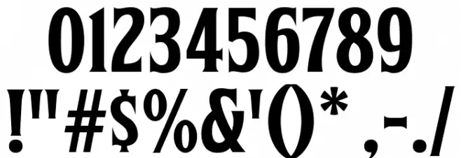 FTY SKORZHEN NCV Font OTHER CHARS