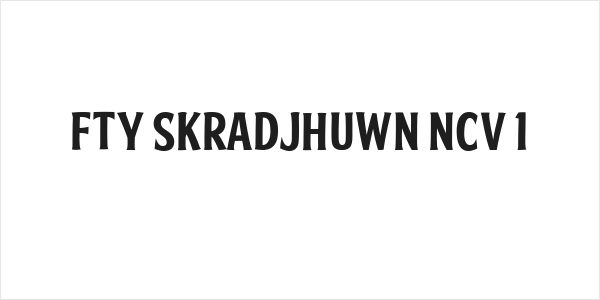 FTY SKRADJHUWN NCV 1 Logo