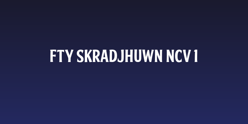 FTY SKRADJHUWN NCV 1 Social Header