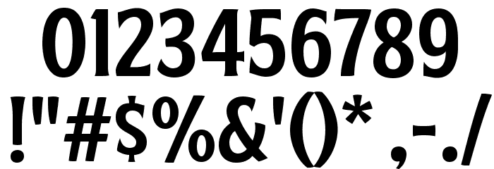 FTY SKRADJHUWN NCV 2 Font OTHER CHARS